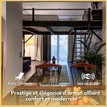 Manhattan Loft - Centre - 5 Mn A Pied Gare - Parking Prive - Patio Труа Екстер'єр фото