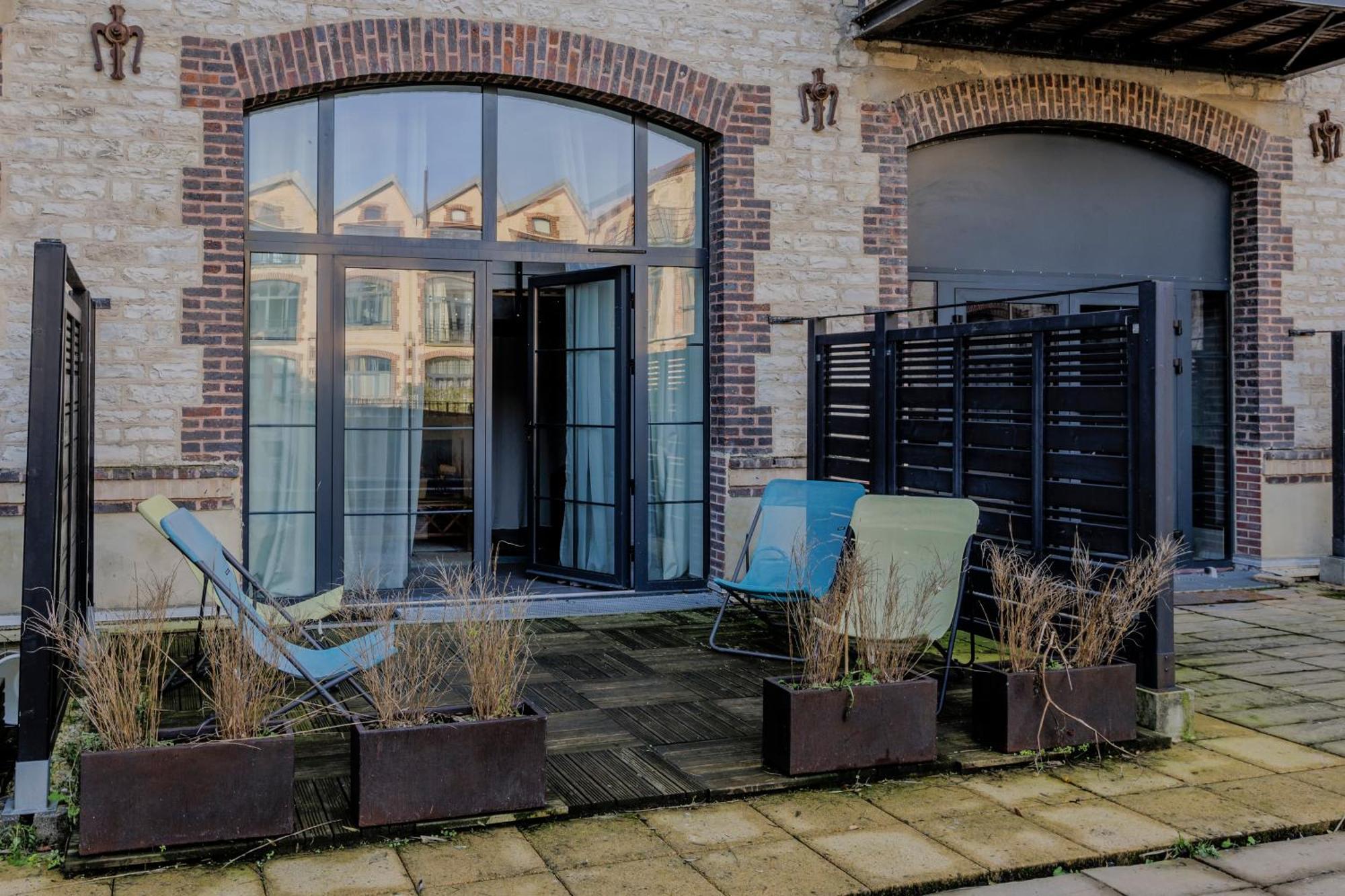 Manhattan Loft - Centre - 5 Mn A Pied Gare - Parking Prive - Patio Труа Екстер'єр фото